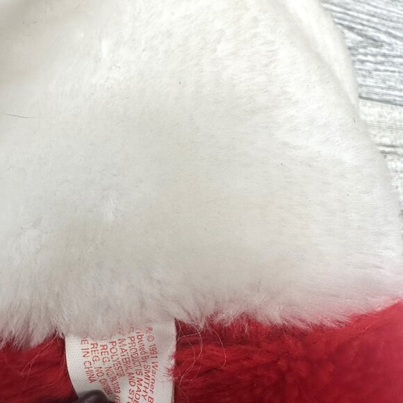 1991 Warner Brothers Tweety Bird 3-D Plush Christmas Stocking w/ Santa Hat - Picture 9 of 9